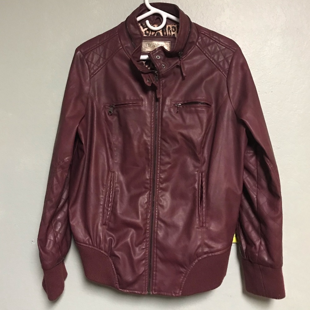 Vegan Leather Jacket 1X